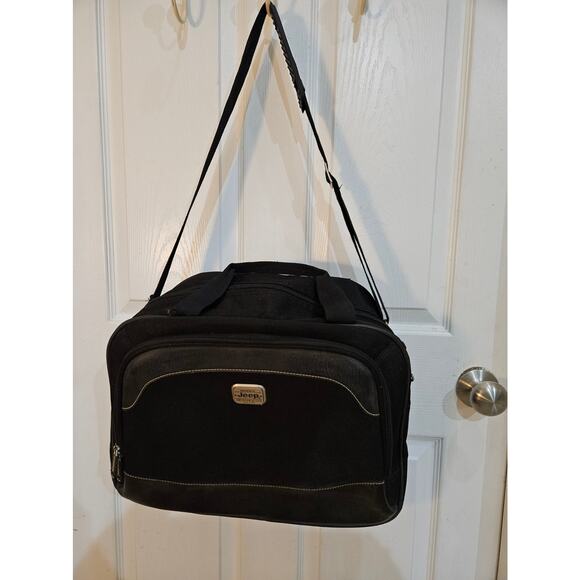 Jeep Duffle Tote Laptop Shoulder Carry Bag - Picture 1 of 7